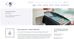 Desktop Screenshot of hanse-escrow.de